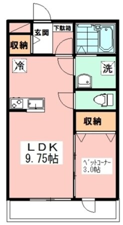 ボナールK 壱番館の物件間取画像